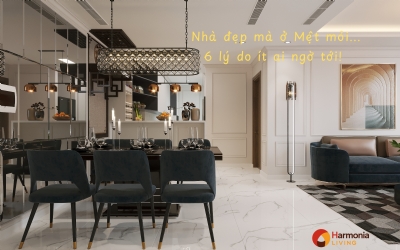 NHÀ ĐẸP MÀ MỆT MỎI: LÝ DO TỪ VẬT LÝ KIẾN TRÚC & PHONG THỦY
